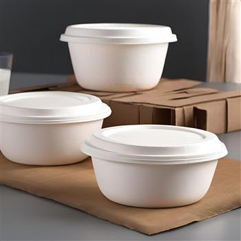 Bagasse  Anti Leak Container With Lid