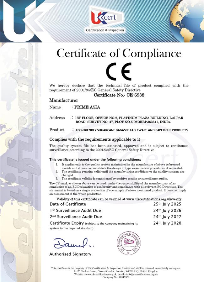 CE Certificate 